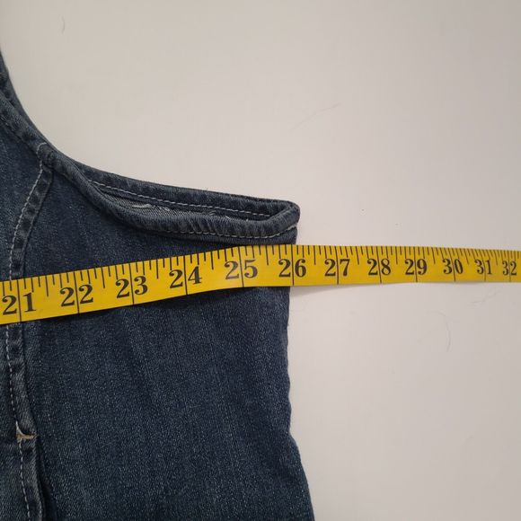 Lane Bryant Denim Button Up Jean Vest Women's Plus Size 26 - Picture 4 of 11